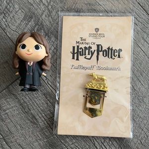 harry potter bookmark and hermione figurine!!